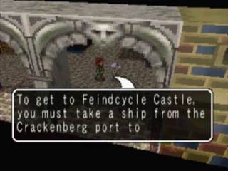 To get to Feindcycle Castle...