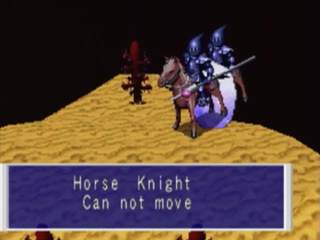 BATTLE - Horse Knight Can not move