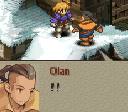 [Olan looks shocked.] Olan