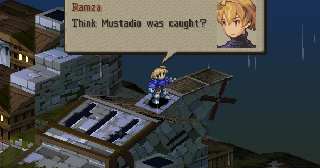 [First drops of rain hits Ramza and he catches them with a stretched hand.] Ramza