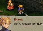 [Ramza looks down.] Ramza