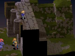 [Ramza turns around. Gafgarion appears from the darkness.]