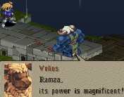 [Wiegraf-Velius turns toward Ramza.] Velius