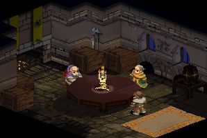 [Draclau, Gafgarion & Bart in the same room where Ramza have met cardinal.
Gafgarion speaks to Draclau, sitting at a table.]