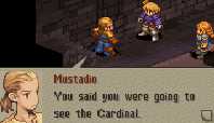 [Mustadio hides the gun.] Mustadio