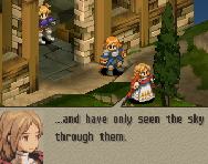 [Ramza walks up to the other side of archway and stops behind it, unnoticed.]